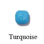 Turquoise SLJELY известный бренд Элегантный Многоцветный карамельный граненый кристалл и камни квадратный браслет Модные женские вечерние ювелирные изделия для девушек - Окраска металла: Turquoise