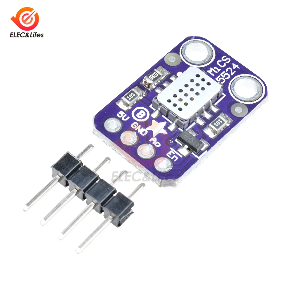 

MICS-5524 Gas Detection Sensor Module CO Carbon monoxide hydrogen methane Detector MICS5524 Air Quality Monitor 1000ppm