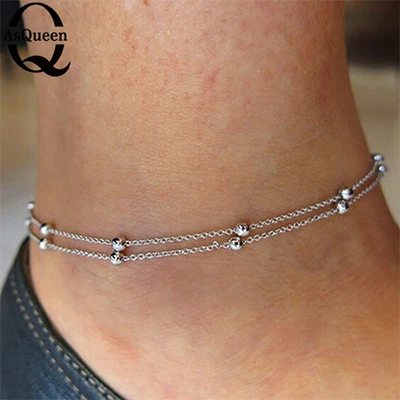 style8 silver Тонкий сексуальный браслет на лодыжку шевроль босиком сандалии ноги ювелирные изделия нога цепочка на ногу Pulsera Tobillo для женщин Halhal - Окраска металла: style8 silver