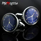 MMS ювелирные изделия рубашка запонки для мужчин бренд манжеты пуговицы часы в форме Запонки Высокое качество Свадебные abotoaduras Прямая поставка