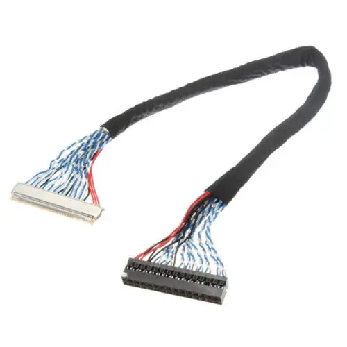 

FIX-30Pin 2ch 8bit LVDS кабель для 17-дюймовой ~ 26-дюймовой ЖК-панели 8 бит 25 см/250 мм