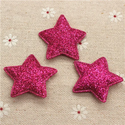 3 м 20 шт. разноцветные нетканые блестящие нашивки со звездами|glitter felt applique|felt