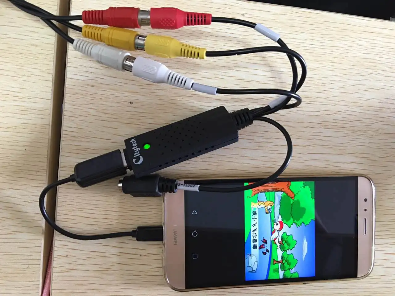 Карта захвата HF USB для ПК телефона Android VHS на DVD преобразователь видеозахвата Win7 8 XP