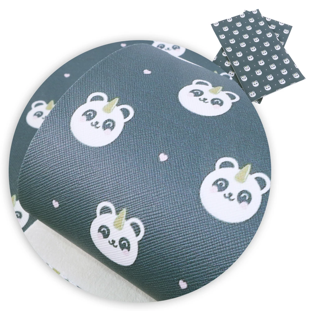 1071586001 David accessories 20*34 см с животным принтом искусственная синтетическая кожа для бант для волос DIY проектов Сумки из натуральной кожи обувь, 1Yc4758 - Цвет: 1071586001