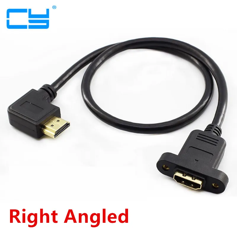 Вверх/вниз/влево/вправо угловой 50 см HDMI-совместимый Удлинительный Кабель HDMI