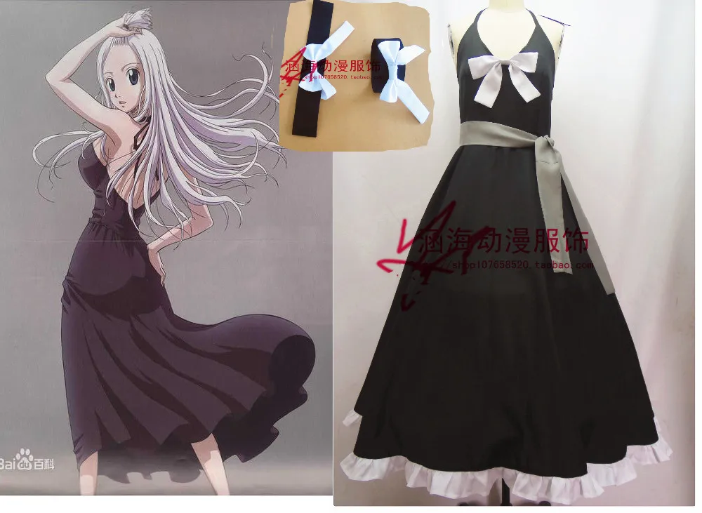 Сказочный хвост Mirajane Strauss костюм аниме для косплея на заказ любого размера