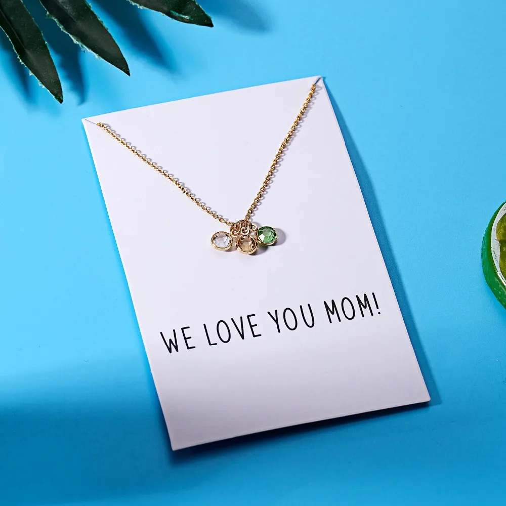 Fashion Creative Pearls of LOVE Circle Beads Wish Message Card Clavicle Necklace for Women Short Choker Necklaces as Gifts | Украшения и
