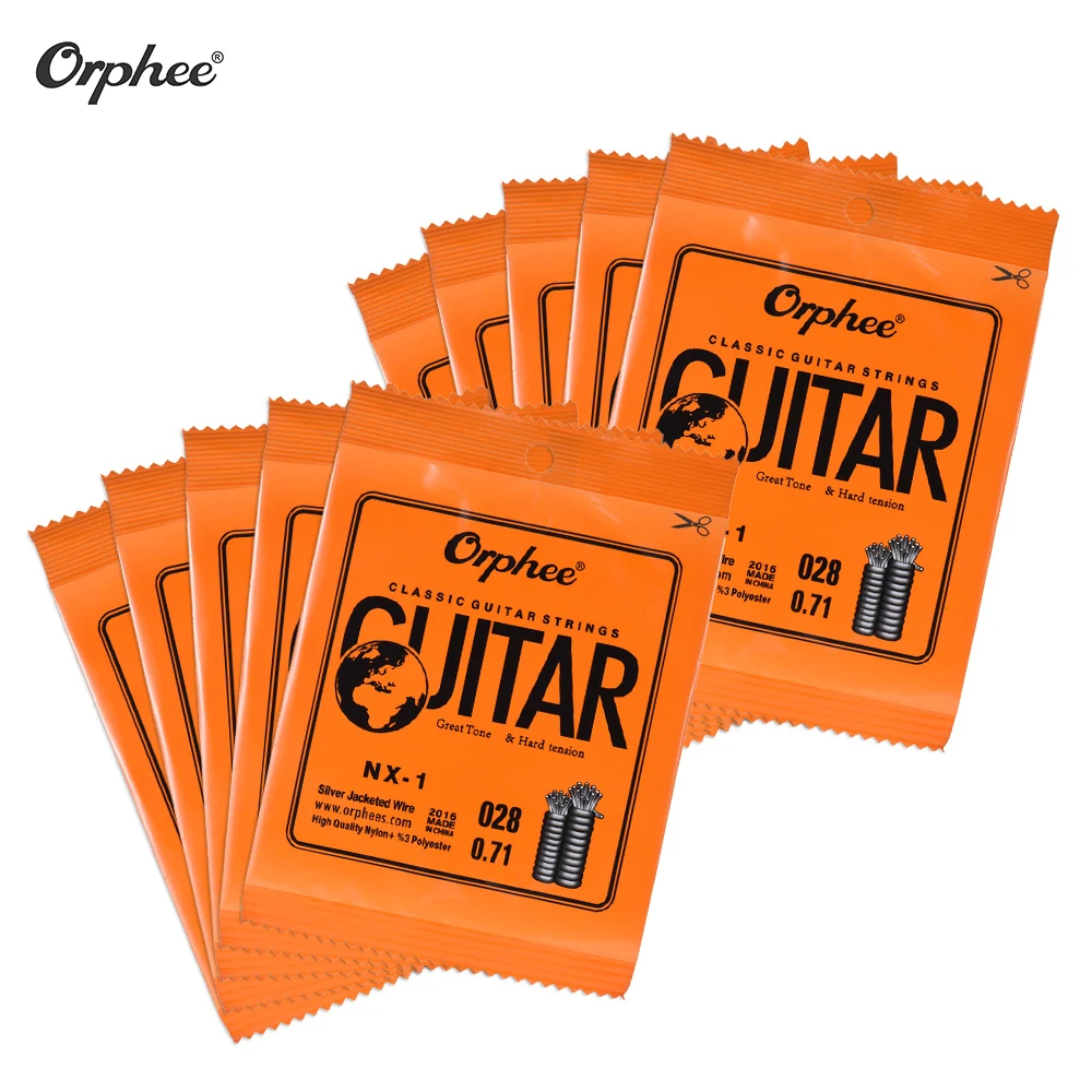 100 шт. сто Orphee NX35 прозрачные нейлоновые посеребренные 1 е 2 3 4 5 6 EBGDAE одиночные