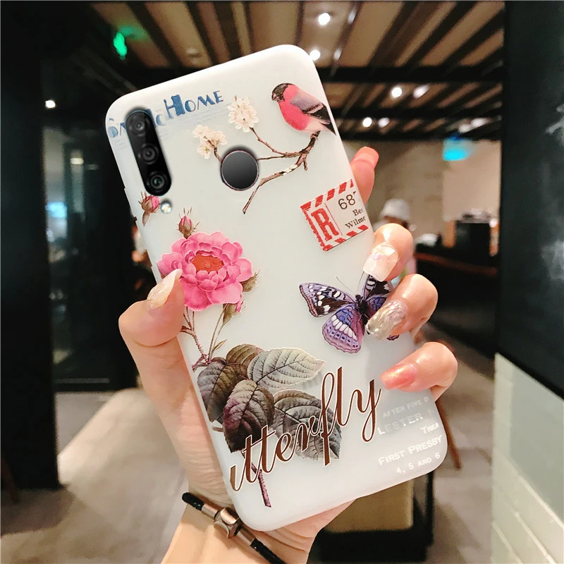 Чехол для huawei p30 lite P 30 pro P30lite p30pro Мягкий силиконовый роскошный милый Оригинальный