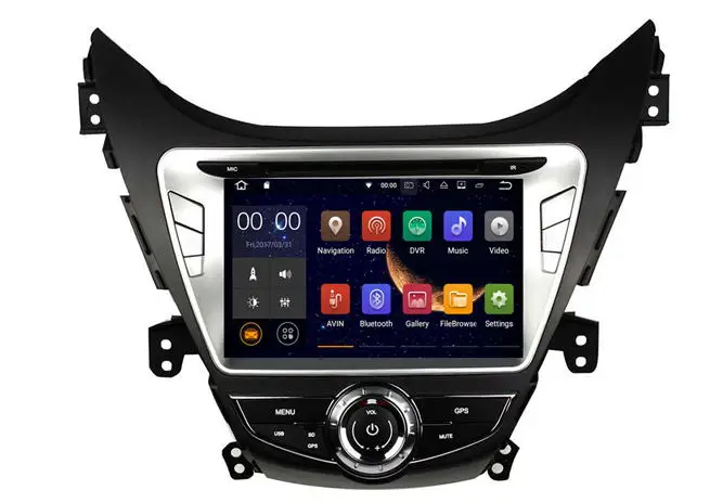 8 дюймов Android 9,0 автомобильный dvd-плеер gps для hyundai Elantra MD 2011 2012 2013 Avante(MD) 4 Гб ram 64 Гб rom PX6 радио