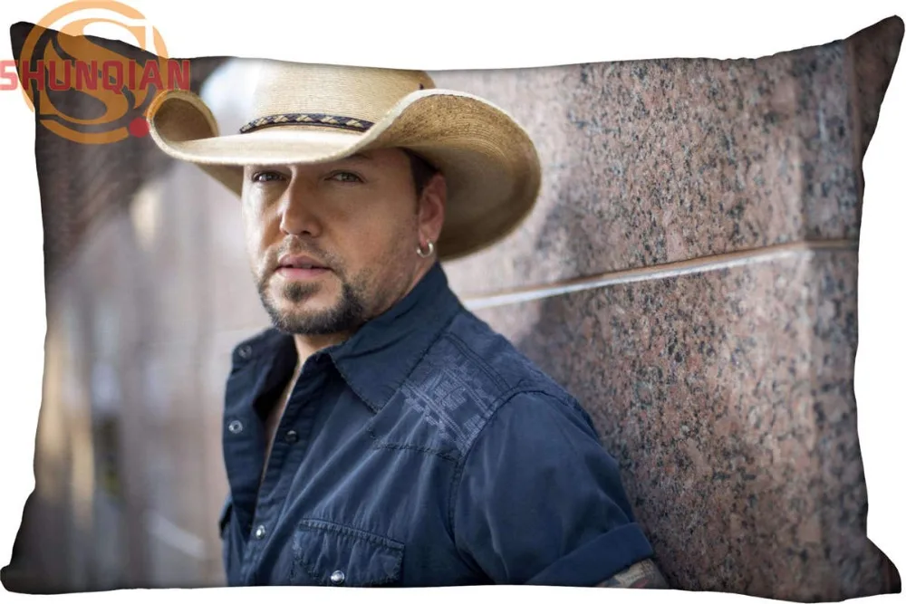 Новинка наволочка Jason Aldean прямоугольная Наволочка на молнии размеры 45x35 см 40x60 45x75