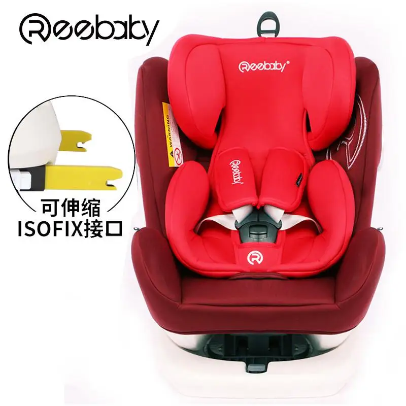 Reebaby Murphy 0-12 лет Детское автомобильное безопасное сиденье Isofix интерфейс откидное сиденье может сидеть 3c Сертификация - Цвет: E