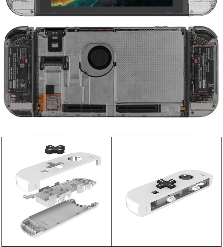 DIY Корпус Замена Прозрачный для joycon Joy-con консоли переключателя L R контроллер запчасти для ремонта