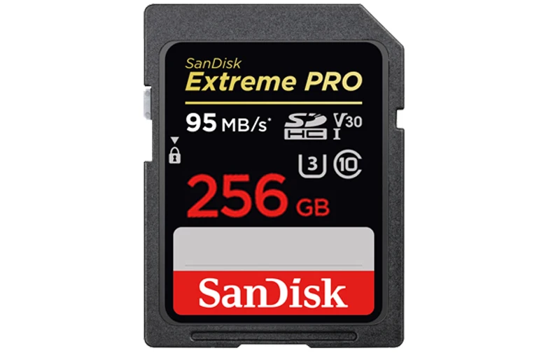 Карта памяти SanDisk Extreme PRO SDHC SDXC UHS-I карта памяти 32 Гб 64 Гб 128 ГБ 256 Гб класс 10 Max95M/s U3 V30 carte sd-камера sd-карта - Емкость: 256 ГБ