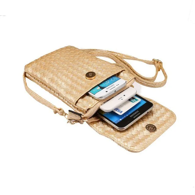 2017 общий тканевый материал женский Вертикальный чехол кошелек для телефона всех