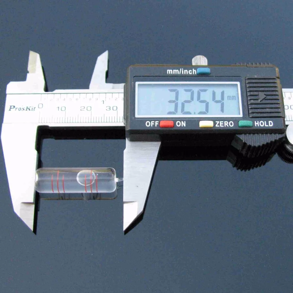 QASE 9*30/33 мм/трубка стеклянная стандартная длинная пузырьковая съемка Уровня