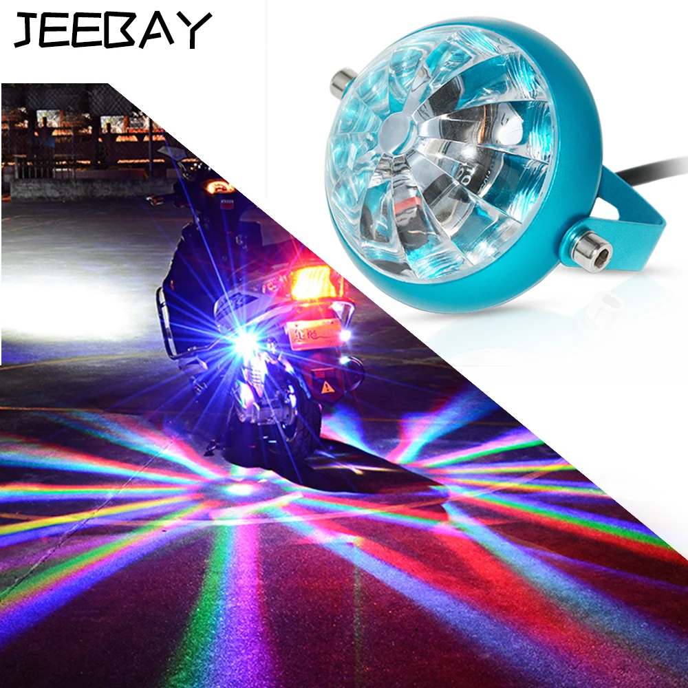 JEEBAY 12V мотоциклов декоративная лампа стоп сигнал Предупреждение светодиодный
