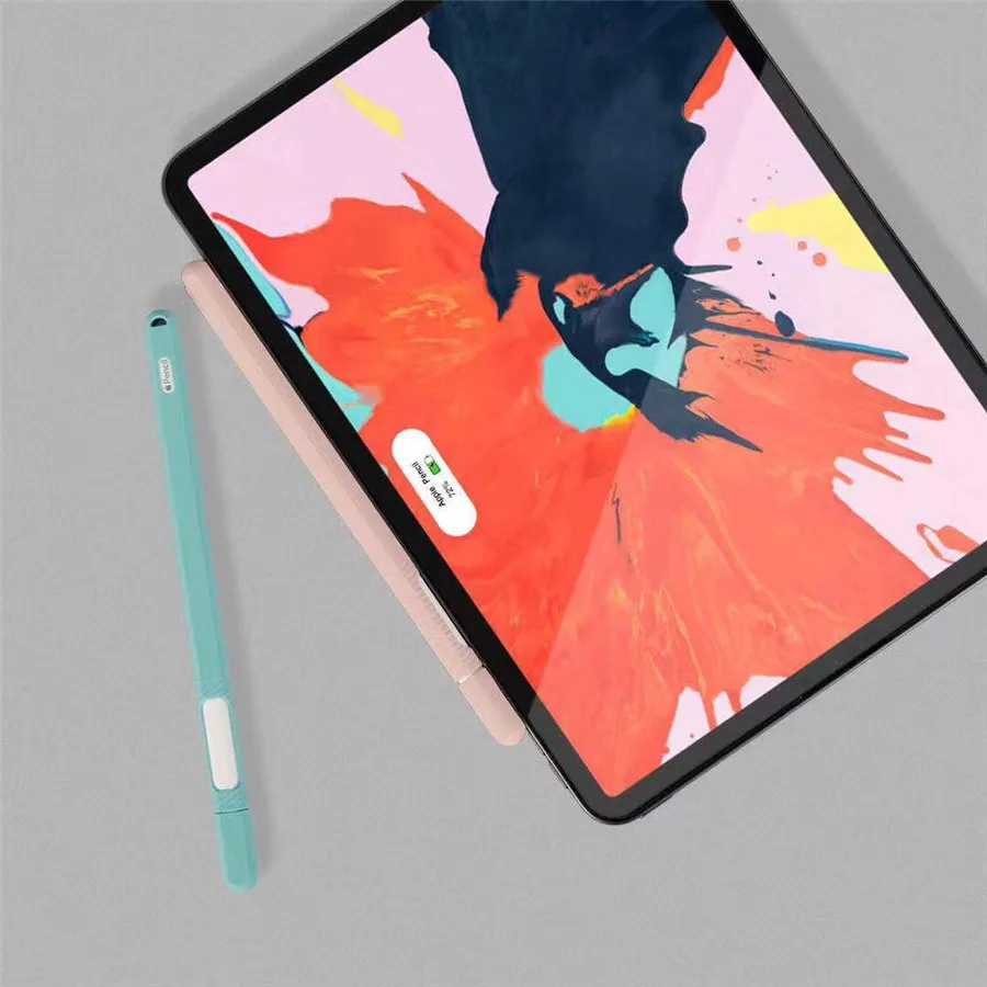 Чехол для Apple Pencil 2, Чехол для iPad Pro, чехол-карандаш для планшета, стилус для сенсорного экрана, защитный колпачок, мягкий силиконовый чехол