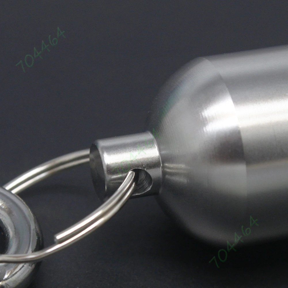 Большого размера алюминиевый Водонепроницаемый крюк брелок медицина таблетки