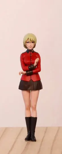 Kawaii аниме локомотив девушка 1:35 масштаб Darjeeling Malang Frosen миниатюрные неокрашенные DIY