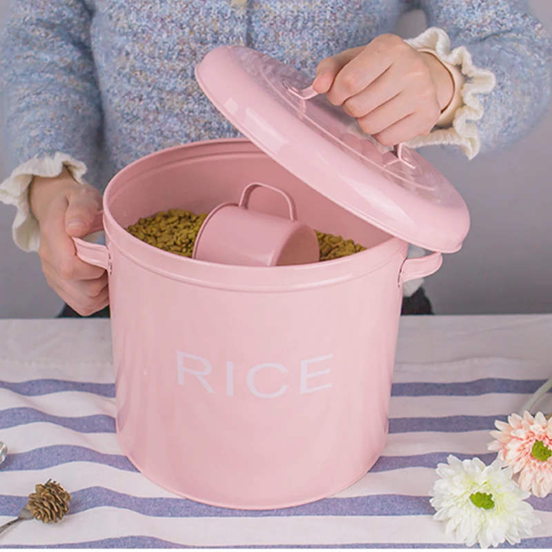 Petshy собака Кот Еда контейнер для хранения железа объектива камеры устойчивая к