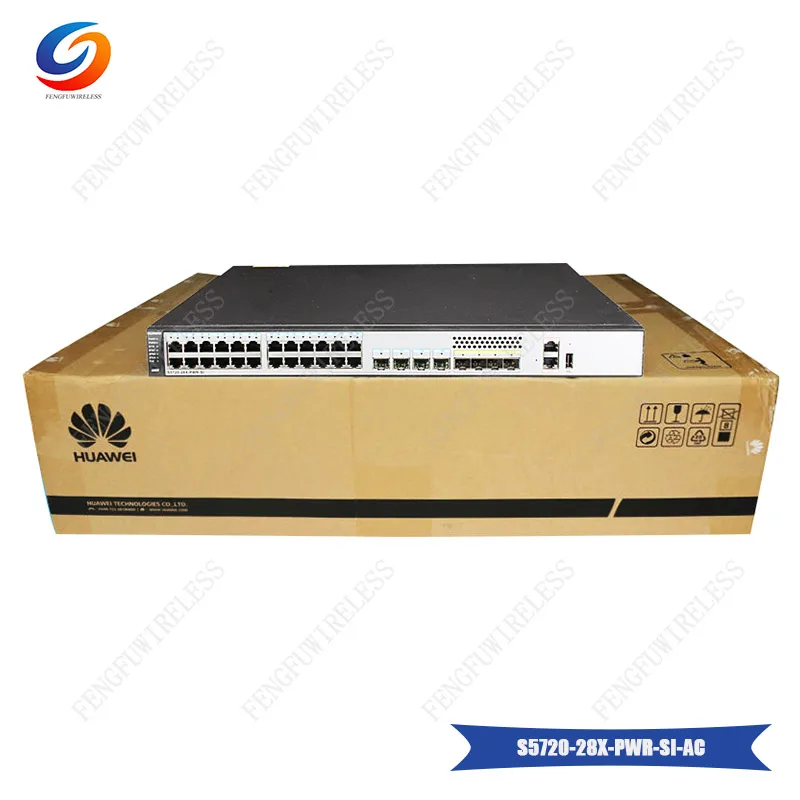 100% абсолютно новый оригинальный коммутатор Hua wei 24 порта POE Gigabit Ethernet S5720 28X PWR SI AC с 4