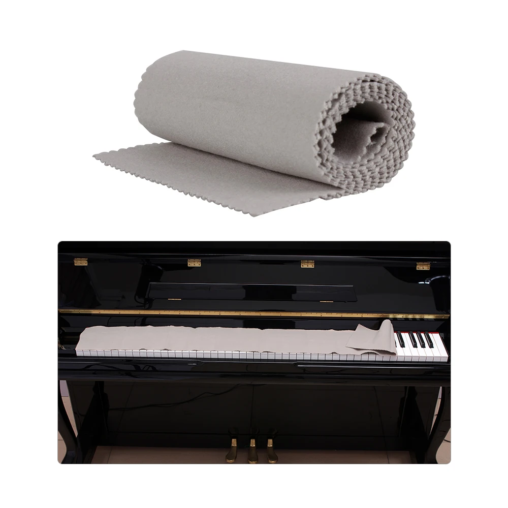 

Piano Keyboard Cover 88 Keyboard Protective Dirt-proof Cover Soft Wool Soft and Durable 3 Colors Optional