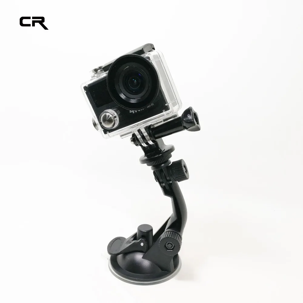 Автомобильный держатель Windshie для Xiaomi Yi 4k крепление на присоске для Eken H9 для Gopro Hero 6 5 для Go pro экшн-камеры для SJCAM SJ4000