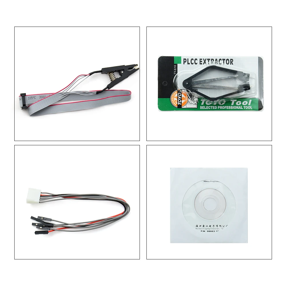 MINI PRO TL866 II Plus V9.0 USB Универсальный программатор EEPROM FLASH+ 17 адаптеров высокоскоростной программатор TL866