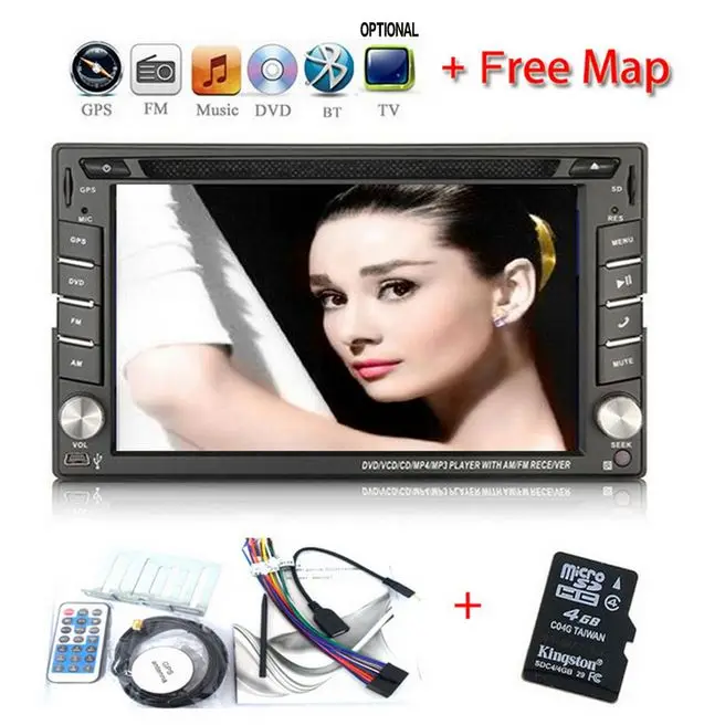 Windows HD сенсорный экран в dash 2DIN gps Автомобильный видео dvd плеер Радио Стерео Bluetooth ТВ