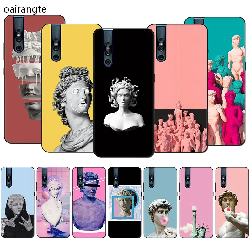 Альтернативные статуя силиконовый чехол для телефона VIVO X30 IQ00 S5 всего контура NEX 3