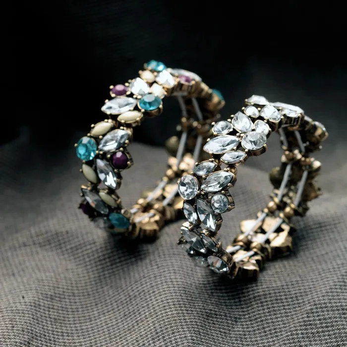Joolim ясно красочные Друза браслет Для женщин браслет Дизайн Jewelry Никель и свинец
