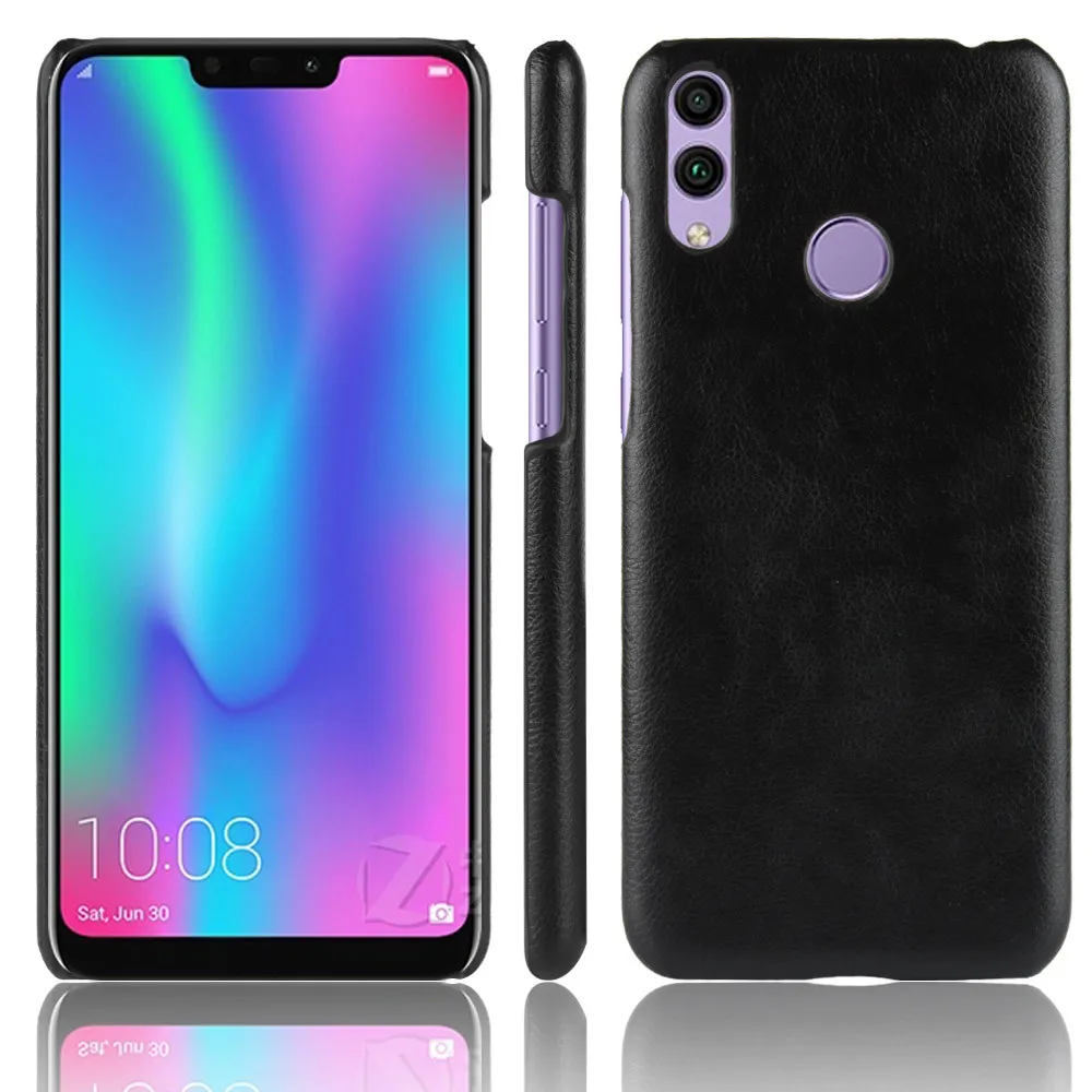 Для Huawei Honor 8C чехол 6 26 дюймов роскошный Личи Striae искусственная кожа Твердый для