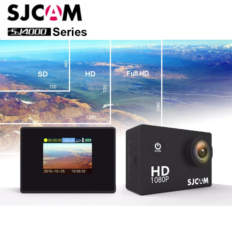 Оригинальная Экшн камера SJCAM серии SJ4000 1080P 2 0 LCD Full HD SJ4000/ SJ4000AIR/ WIFI