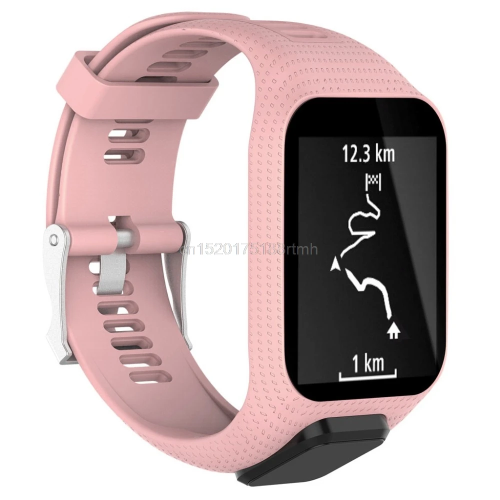 Силиконовый ремешок для наручных часов TomTom Runner 2 3 Spark 3 gps спортивные часы# T50P# Прямая поставка