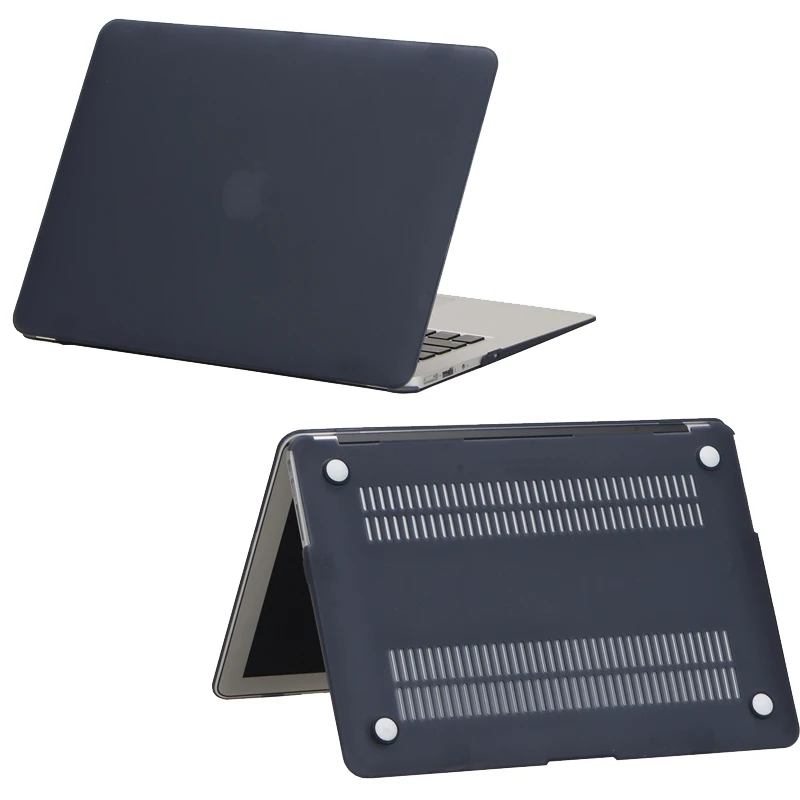 Прозрачная/матовая твердая прорезиненная Обложка для Macbook Pro 13 3 15 4 Retina 12 дюймов Air