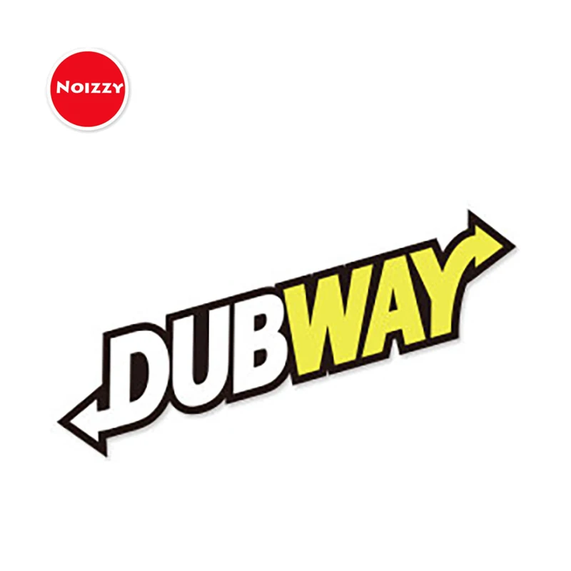 Noizzy автомобильные наклейки DUBWAY виниловые отражающие задние для окон автомобиля