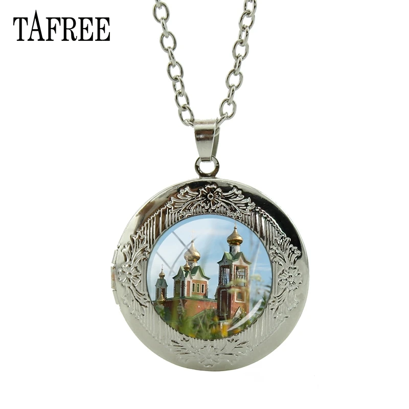 TAFREE мусульманская религиозная архитектура медальон кулон заявление ожерелье