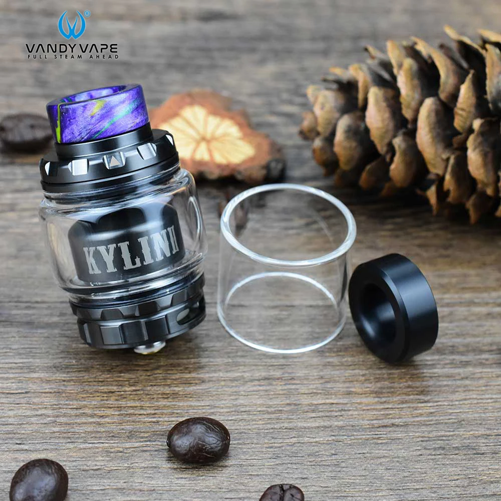 Оригинальный Vandyvape Kylin V2 RTA бак 3 мл до 5 вейпер электронная сигарета с одной или