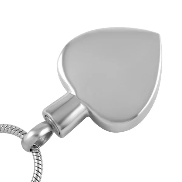IJD9128 форме Сердца 316L Stainelss Стали Кремации Урна Keepsake Мемориал Ожерелье для Пепла |