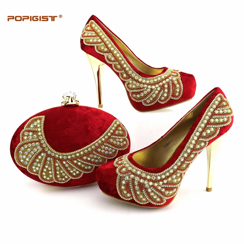 Персиковый цвет туфли на тонком каблуке 12 5 см и сумочка в комплекте итальянский