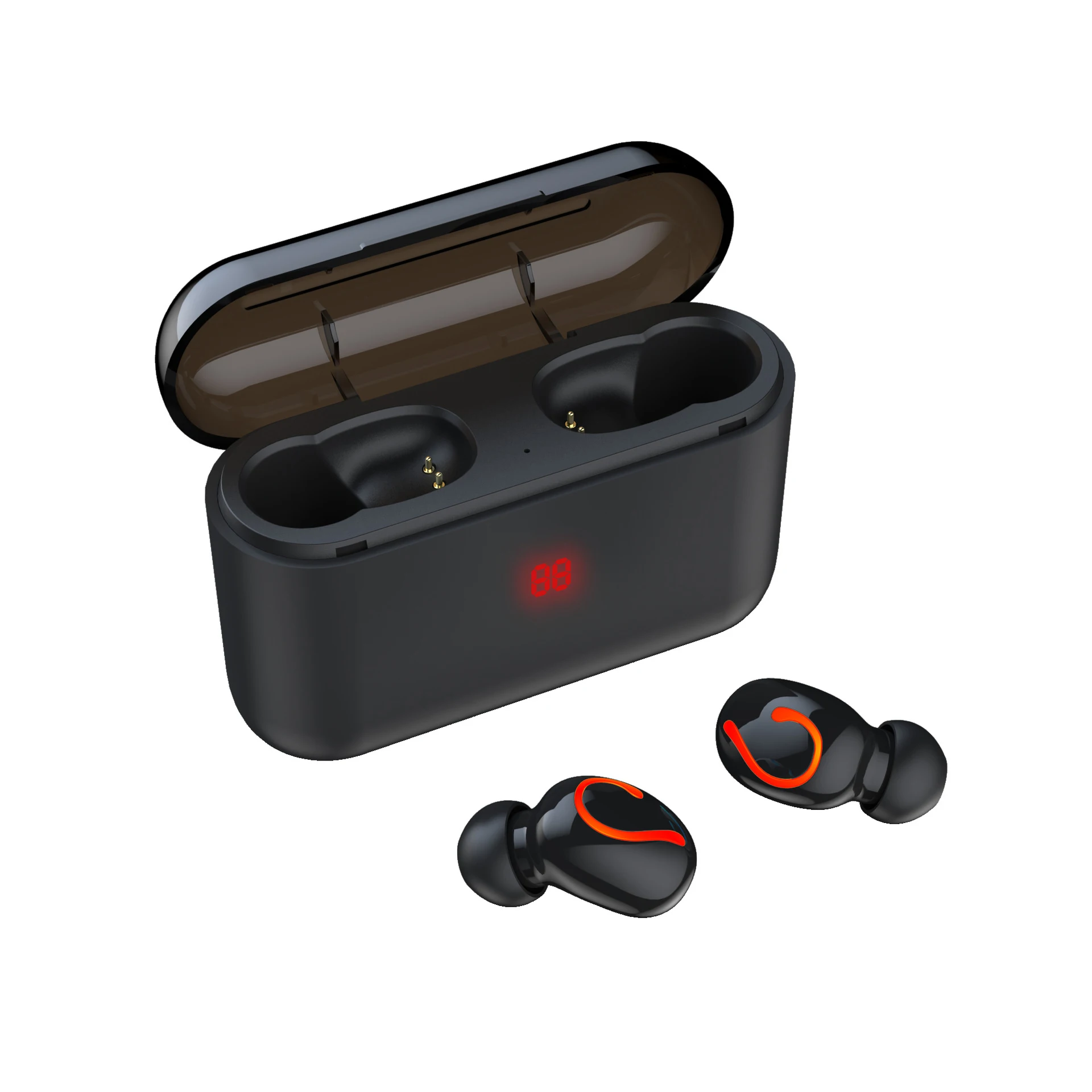 TWS Mini Dual 5 0 беспроводная гарнитура музыкальные спортивные Bluetooth наушники 3D стерео