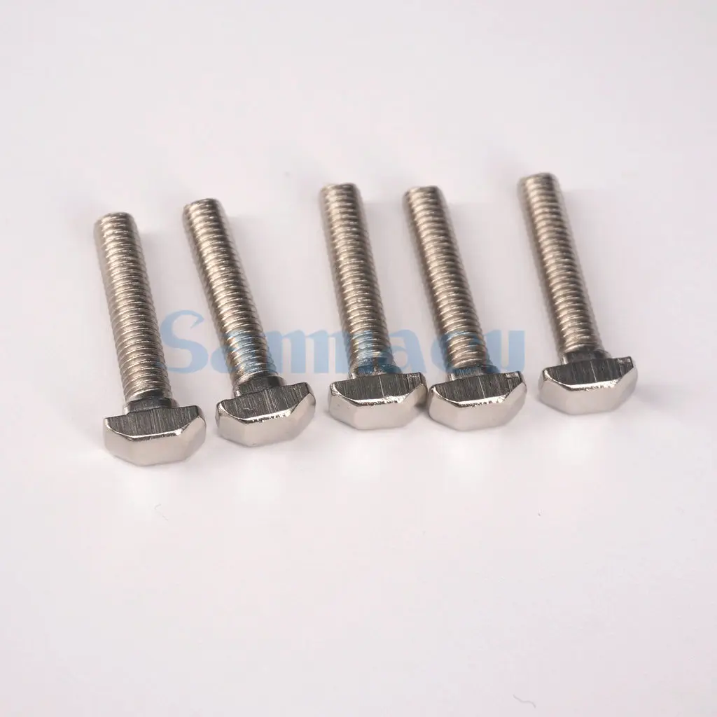 Болт с Т-образной головкой шурупы M5 для алюминиевой экструзионной головки серия