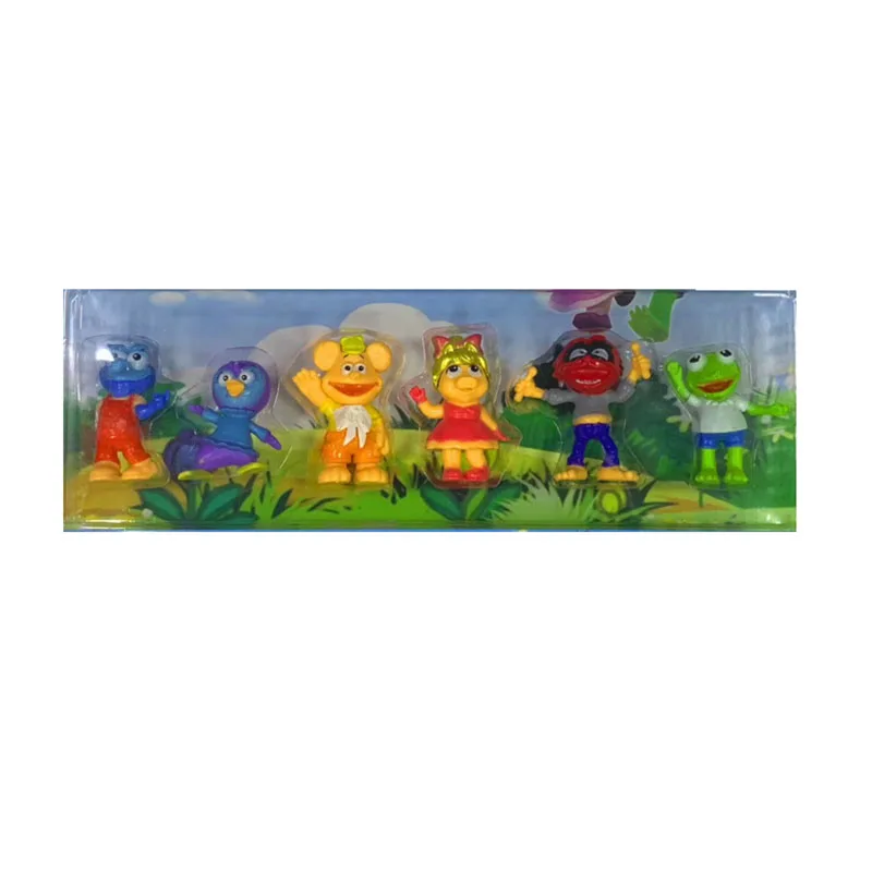6 шт./лот muppet Младенцы ПВХ игрушки Детские куклы фигурка для детей подарок на день
