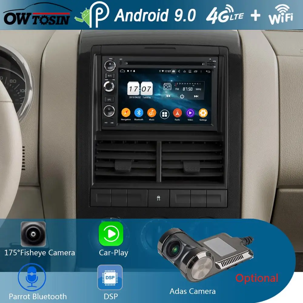 " ips 8Core 4G+ 64G Android 9,0 автомобильный DVD радио gps для Ford Explorer Fusion Mustang Focus Edge Expedition Escape F150 DSP CarPlay