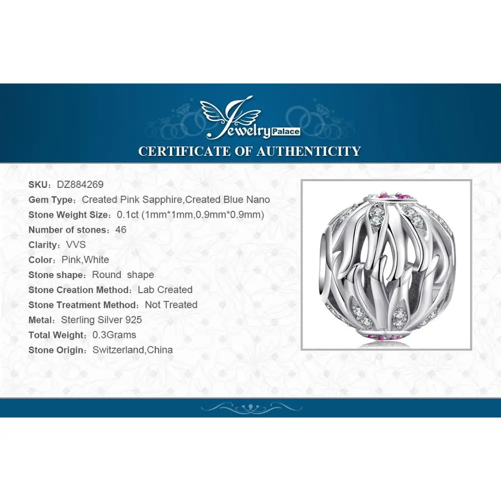 JewelryPalace Olive Leaf 925 Sterling Silver Beads Charms Original For Bracelet original Jewelry Making | Украшения и аксессуары