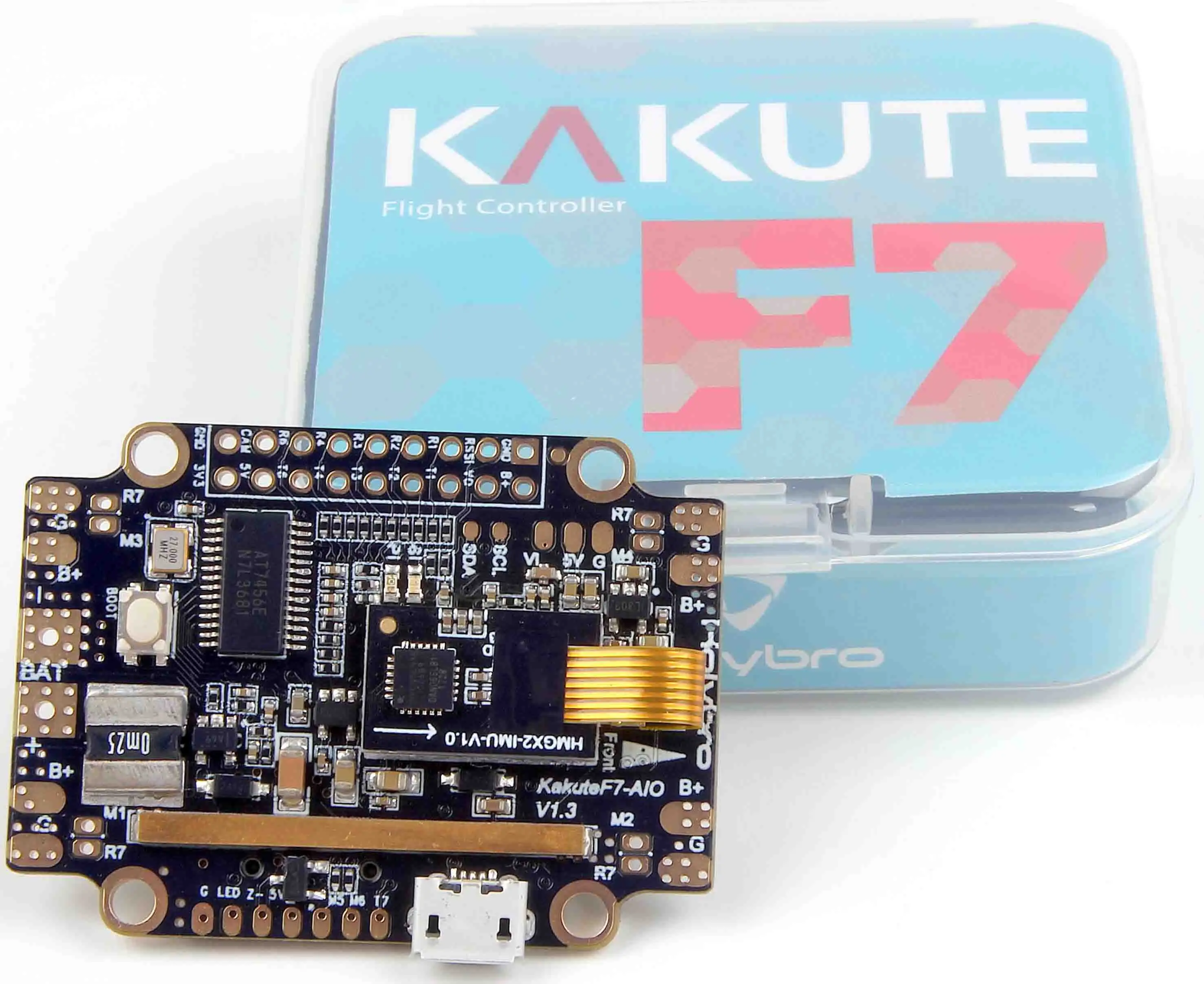 Holybro Kakute F7 Контроллер полета& Holybro Atlatl HV V2 5,8G Видео передатчик& Tekko32 F3 Металл 65A ESC комбо для FPV