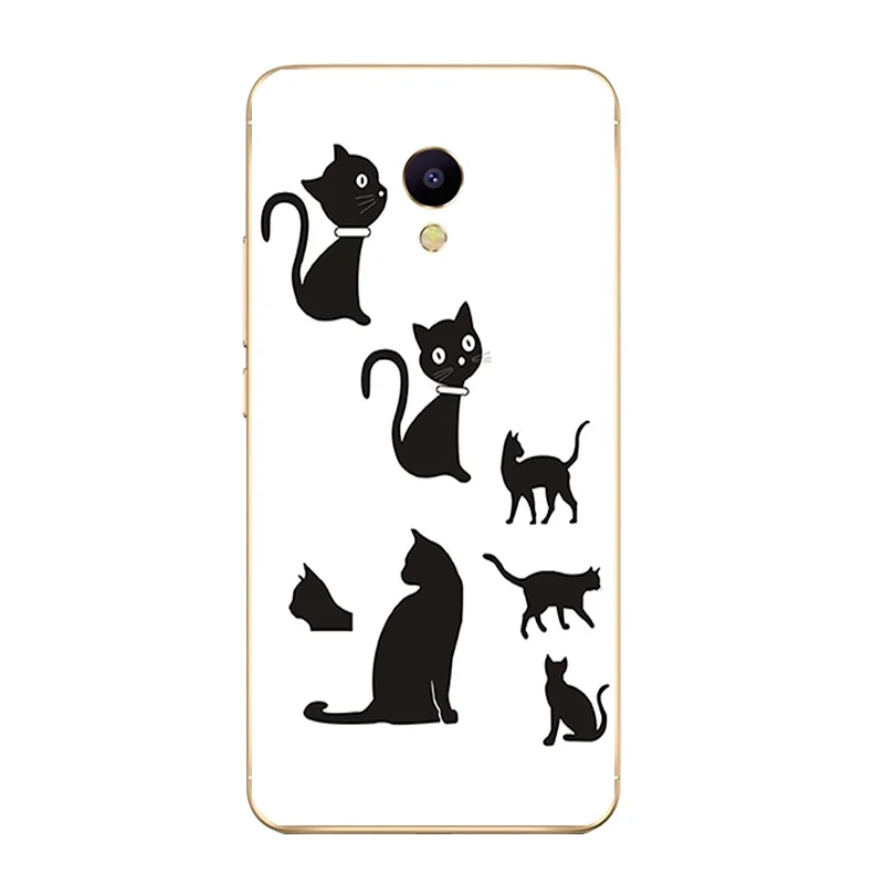 6371 16 Для Meizu M2 M3 M3S Mini чехол для телефона для Meilan M5/M5S Mini Shell U10 U20 Чехол Мягкий ТПУ чехол с изображением кошек семейный дизайн - Цвет: 6371 16