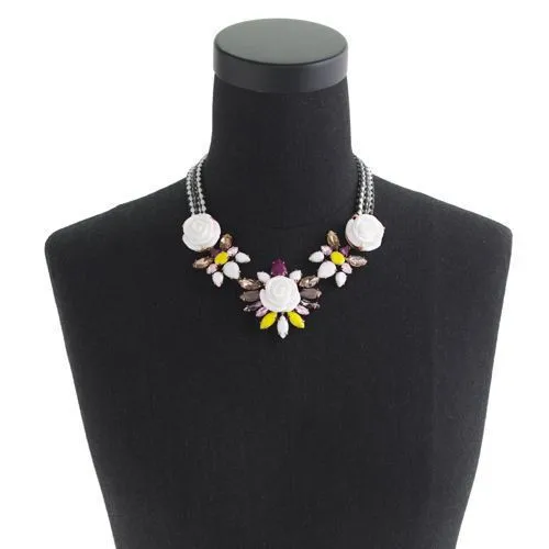 Luxury Big Flower Pendants Necklace Hand Knitted Rope Chain European And American Fashion Jewelry Party Hot Selling | Украшения и