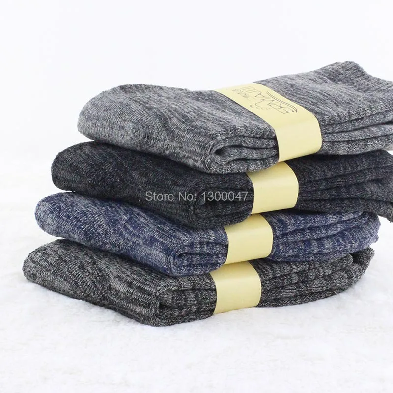 2015 New Winter Mens Socks Cotton Men Warm Towel Mixed Color Men's Thicken 4 pairs/lot High Quality Free Shipping|towel baby|sock accessoriessock